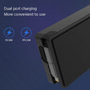 KP-A30 PD 30W Type-C / 8 Pin 2 In 1 Telescopic Cable Charger(EU Plug)