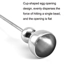 2 PCS GB098 304 Stainless Steel Egg Opener