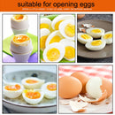 2 PCS GB098 304 Stainless Steel Egg Opener