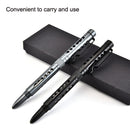 GB016 Aluminum Alloy Hollow Broken Window Survival Pen, Random Color Delivery