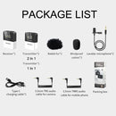 MAMEN KT-W1 Live Single-Reverse Camera Microphone, Specification: 2 in 1