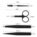 6-In-1 Stainless Steel Eyebrow Trimming Set(Black)