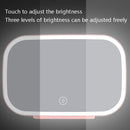 Car Sun Visor Makeup Mirror With LED Light(Pink)