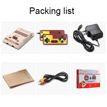 RS-35 Retro FC TV Game Consoles Built-in 500 Games(EU Plug)