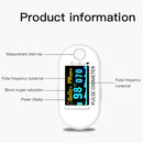 M390 OLED Colorful Screen Finger Clip-Based Blood Oxygen Monitor(White)