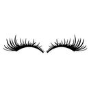 5 Pairs Car Big Lamp Eyebrow Sticker Sexy Eye Eyelash Car Sticker(Black)