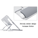 P3 Aluminum Alloy Portable Folding Laptop/Tablet Stand(Silver)