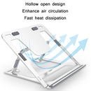 P3 Aluminum Alloy Portable Folding Laptop/Tablet Stand(Rose Gold)