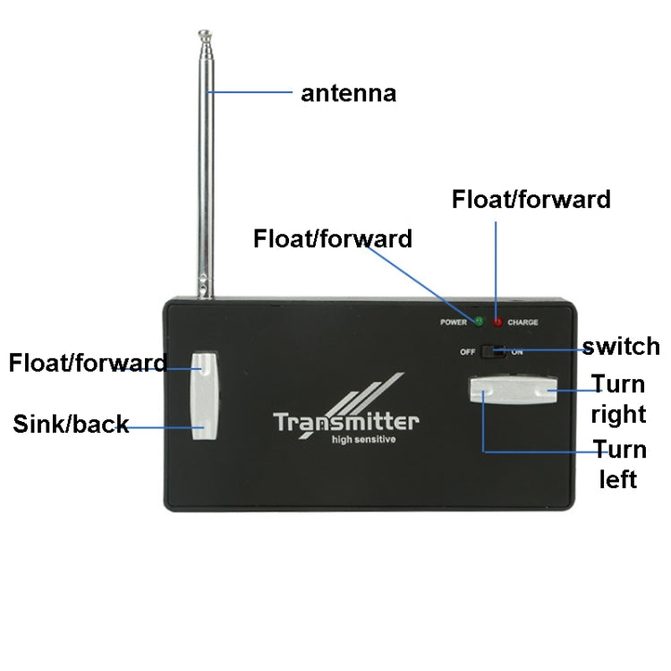 777-219 Mini Remote Control Submarine Small Remote Control Boat(Yellow)