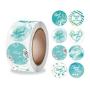 10 PCS Floral Thank You Sticker Envelope Sealing Sticker, Size: 2.5cm / 1 inch(A-300)