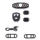 WEST BIKING Bicycle Remote Control Tail Light With Horn Tone(Black)