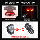 WEST BIKING Bicycle Remote Control Tail Light With Horn Tone(Black)