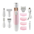 XD-850A USB Nose Hair Trimmer Shaver(Pink White)