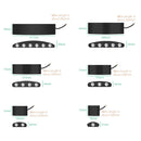 2 LEDs Garden Aluminum Double Head Wall Light(White Light)