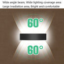 2 LEDs Garden Aluminum Double Head Wall Light(White Light)