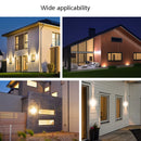 2 LEDs Garden Aluminum Double Head Wall Light(White Light)