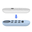2 PCS Silicone Protective Shell for Google Chromecast 2020 Remote Control(White)