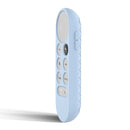 2 PCS Silicone Protective Shell for Google Chromecast 2020 Remote Control(Silver Gray)