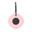 2 PCS Tracker Silicone Protective Case For Samsung Galaxy SmartTag(Pink)