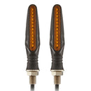 1 Pair MK-109 Motorcycle Flow Steering Lamp LED Signal Light(Yellow)