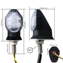 1 Pair Motorcycle Steering Lamp Small Shark LED Highlight(MK-100)