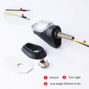 1 Pair Motorcycle Steering Lamp Small Shark LED Highlight(MK-100)