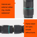 5 PCS CDF-200/3 Waterproof Wire Connector With 3 Pin Quick Connector