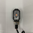 1 Pair MK-099 LED Motorcycle Steering Light Signal Lamp(Small Elliptical)