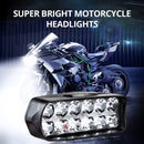 2 PCS MK-265 Motorcycle Character Shooting Light Auxiliary Day Running Light, Style: 16 LEDs