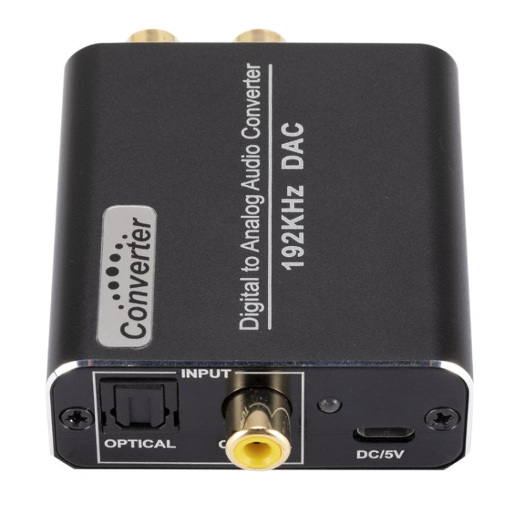 YP018 Digital To Analog Audio Converter Host+USB Cable+Fiber Optic Cable+Coaxial Cable