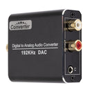 YP018 Digital To Analog Audio Converter Host+USB Cable+Fiber Optic Cable+Coaxial Cable