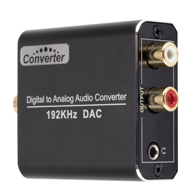 YP018 Digital To Analog Audio Converter Host+USB Cable+Fiber Optic Cable+Coaxial Cable
