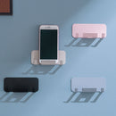 2 PCS Punch-Free Wall-Mounted Rack Mobile Phone Charging Holder(Beige)