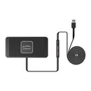 C1 15W Car Anti-Skid Mats Wireless Charger With 1m USB Data Cable(Black)