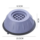 10 PCS Roller Washing Machine Foot Pad Rubber Refrigerator Shock-Absorbing Base(Large)