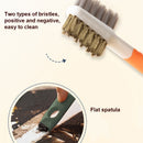 3 PCS Multifunctional Gas Stove Cleaning Brush And Rust Removing Wire Brush(Random Color Delivery)