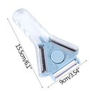 2 PCS 3 in 1 Peeler Vegetable And Fruit Peeler(Blue)