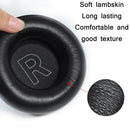 1 Pair Genuine Leather Sponge Earmuffs For BO BeoPlay H7 / H9 / H9i 3rd(Apricot)