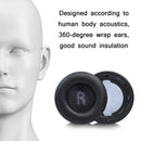 1 Pair Protein Skin Sponge Earphone Cover For JBL E45BT/E35/E45(A-Black)