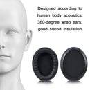 1 Pair Sponge Headphone Covers For Audio-Technica ATH-AR5BT / AR5iS(Black+Red)