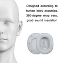 1 Pair Sponge Headset Cover For Edifier Hecate G2(Full Black)