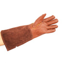 1 Pair JJ-GD102 Floral Garden Cut-Resistant Genuine Leather Gloves, Size: L
