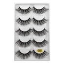 ShiDiShangPin 5 Pairs Mink Fake Eyelashes With Tweezers(G602)