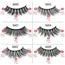 ShiDiShangPin 5 Pairs Mink Fake Eyelashes With Tweezers(G602)