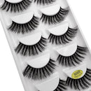ShiDiShangPin 5 Pairs Mink Fake Eyelashes With Tweezers(G603)