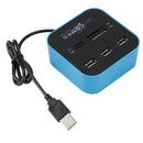7 In 1 COMBO USB 2.0 HUB Reader(7-ports)