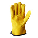 1 Pair JJ-1011 Genuine Leather Outdoor Wear-resistant Gardening Gloves, Size: M
