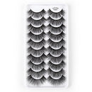 10 Pairs 3D Cat Eye False Eyelashes Naturally Thick And Fluffy Eyelashes(Y601)