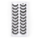 10 Pairs 3D Cat Eye False Eyelashes Naturally Thick And Fluffy Eyelashes(Y605)
