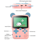 I50 999 in 1 Children Cat Ears Handheld Game Console, Style: Doubles (Orange)
